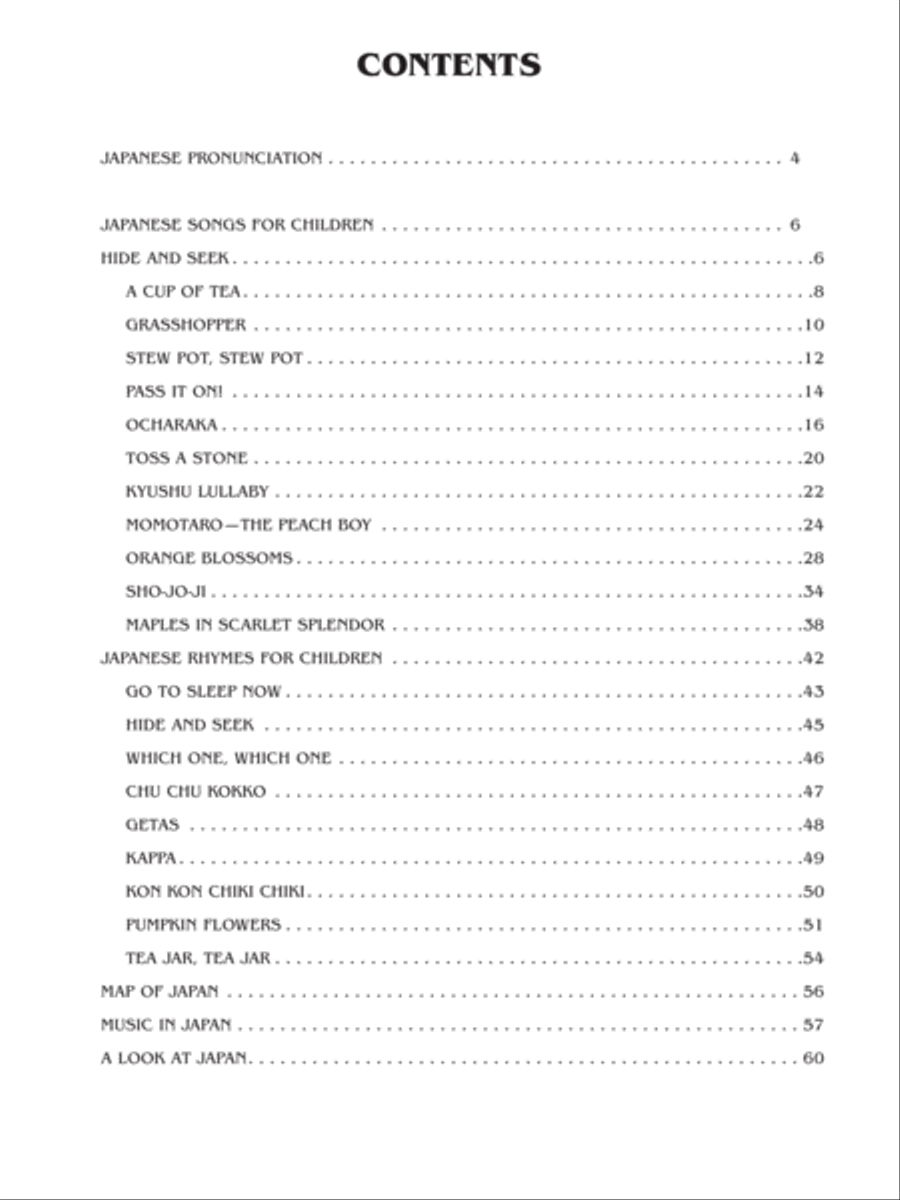 Games Children Sing . . . Japan Voice scores gallery preview page 2