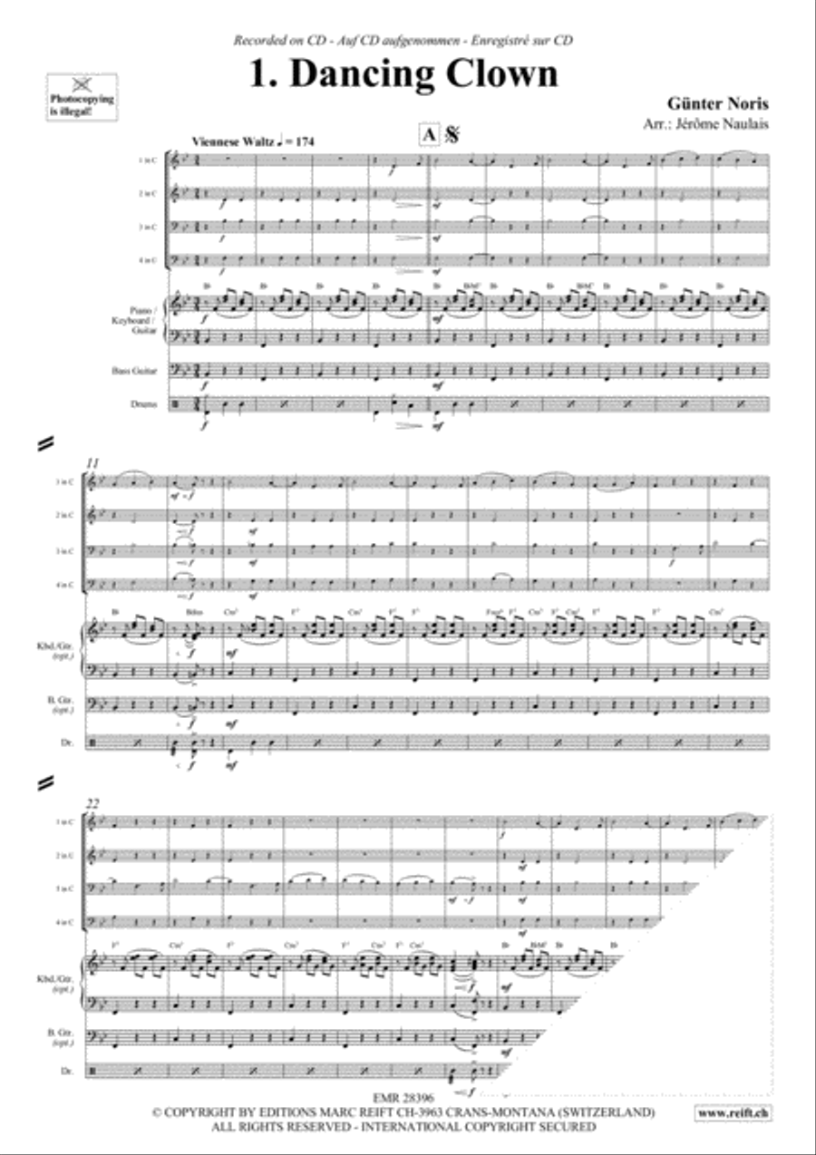 Let's Dance Volume 2 Let's Dance Volume 2 Brass Ensemble scores gallery preview page 3