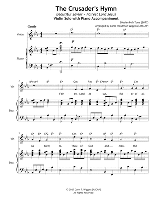 The Crusader's Hymn (Violin & Piano Duet)