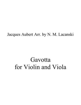 Book cover for Gavotta for Violin and Viola