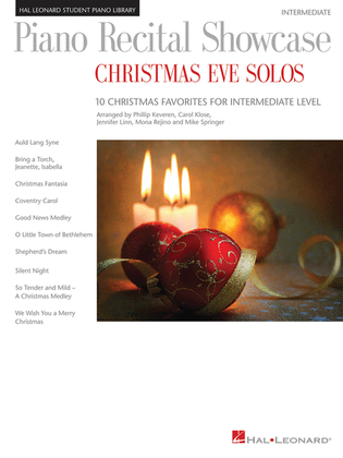 Book cover for Piano Recital Showcase: Christmas Eve Solos