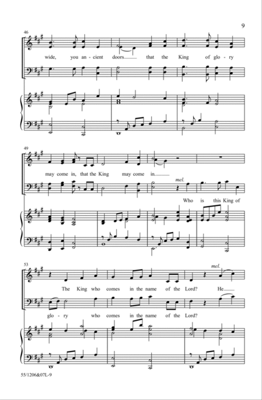 No Greater Love 4-Part scores gallery preview page 9