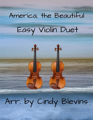 America, the Beautiful, Easy Violin Duet