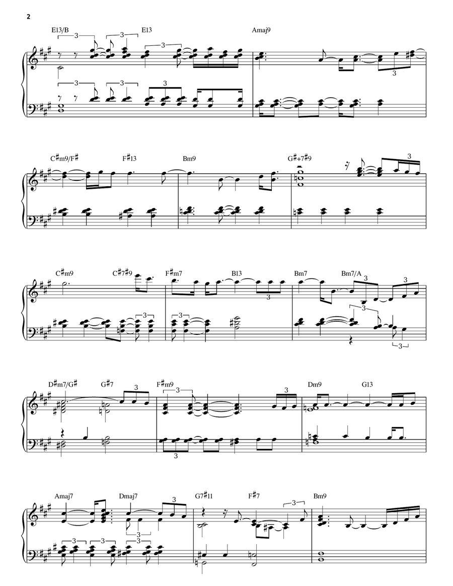 My Foolish Heart Piano, Vocal scores gallery preview page 2