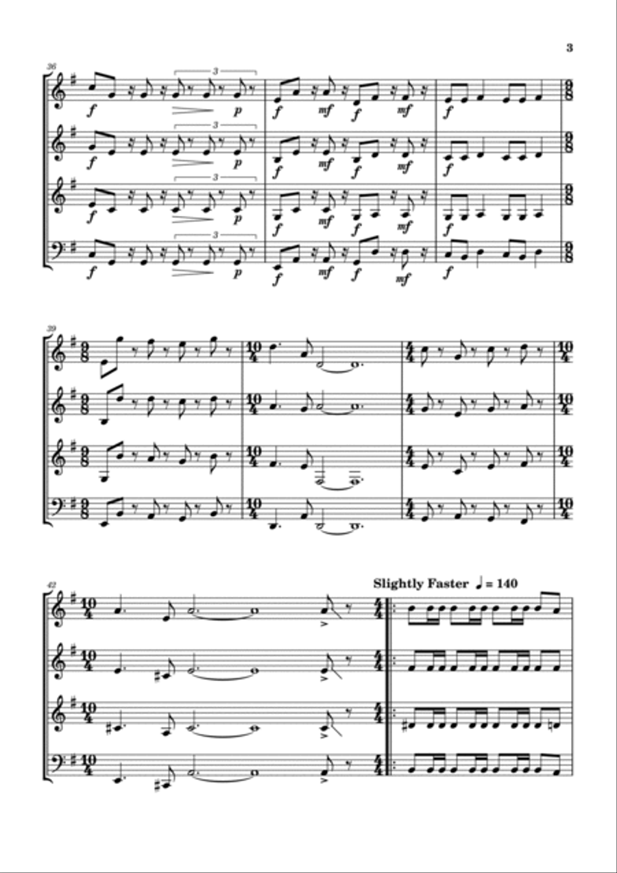 2112 Woodwind Quartet scores gallery preview page 4