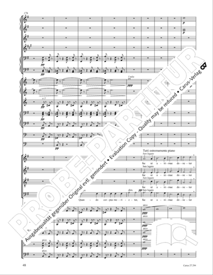 Stabat mater Stabat mater 4-Part scores gallery preview page 49