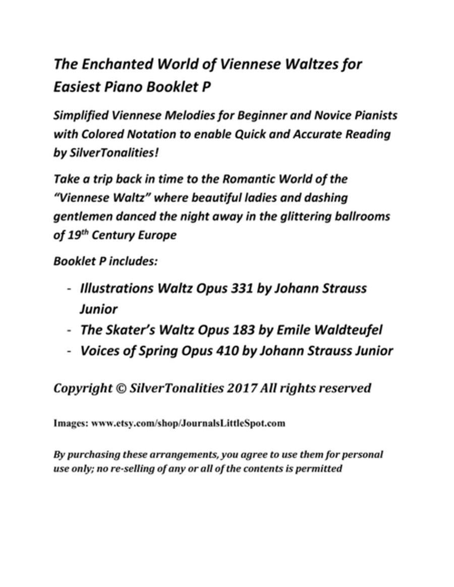 The Enchanted World of Viennese Waltzes for Easiest Piano Booklet P