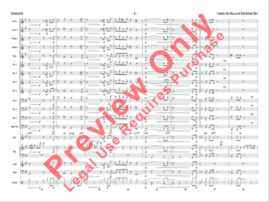 I Heard the Bells on Christmas Day Jazz Ensemble scores gallery preview page 7