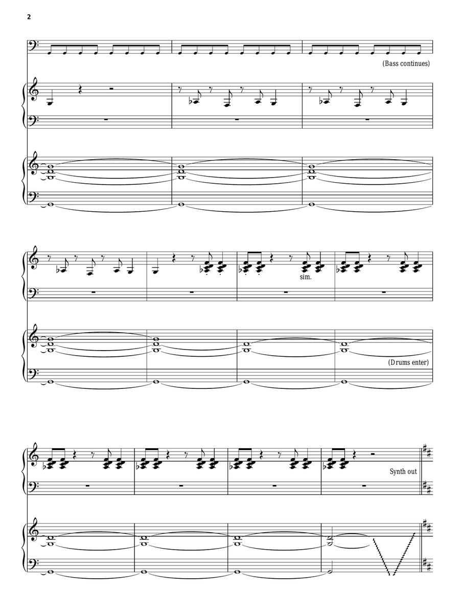 Knocking At Your Back Door Organ Accompaniment scores gallery preview page 2