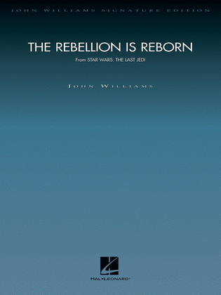 Book cover for The Rebellion Is Reborn (from Star Wars: The Last Jedi)
