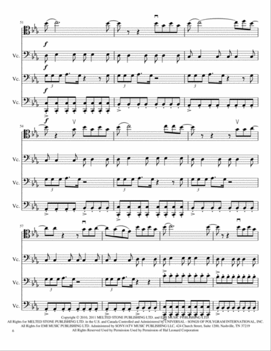 Rolling In The Deep Small Ensemble scores gallery preview page 6