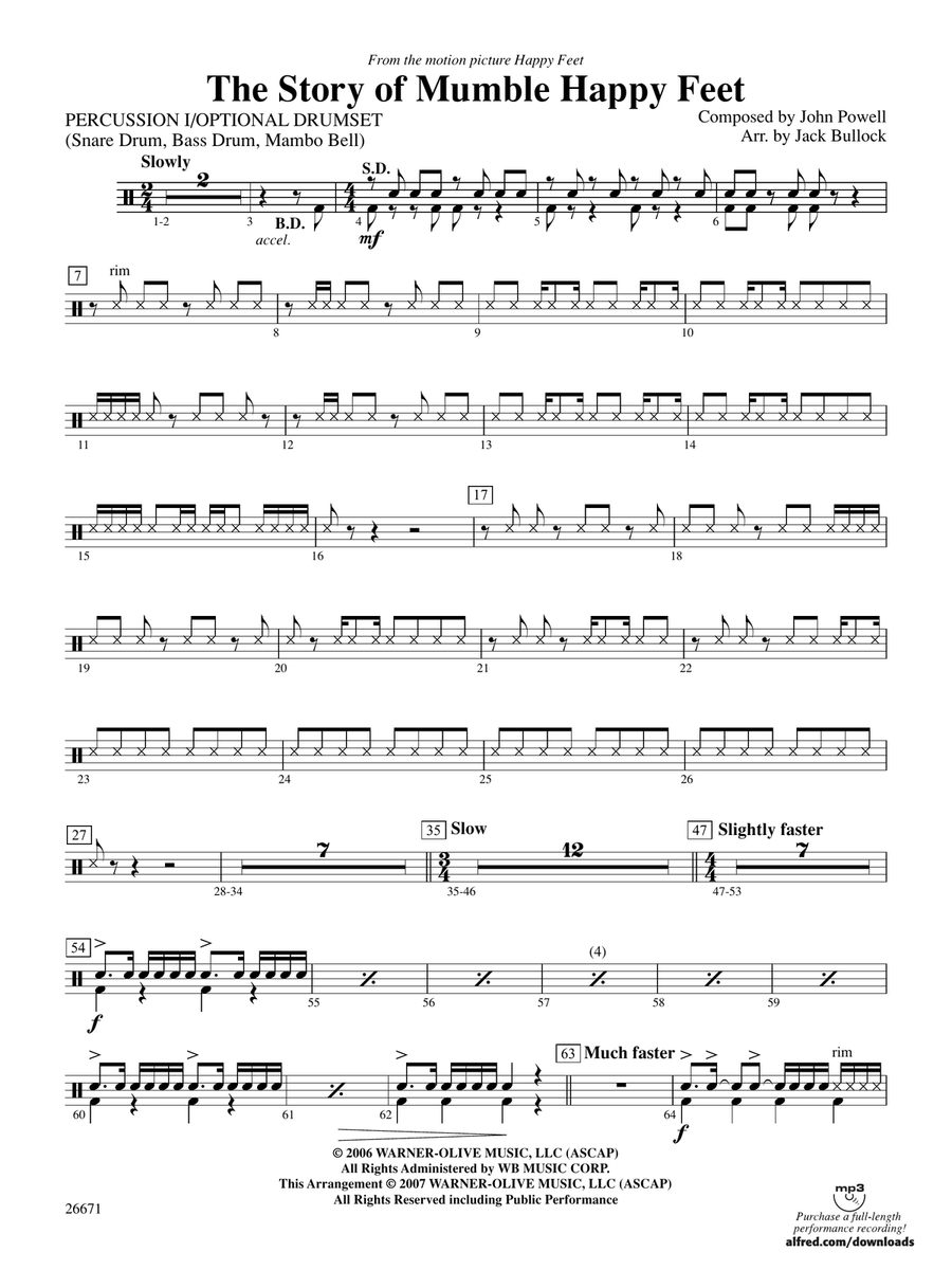 The Story of Mumble Happy Feet: 1st Percussion