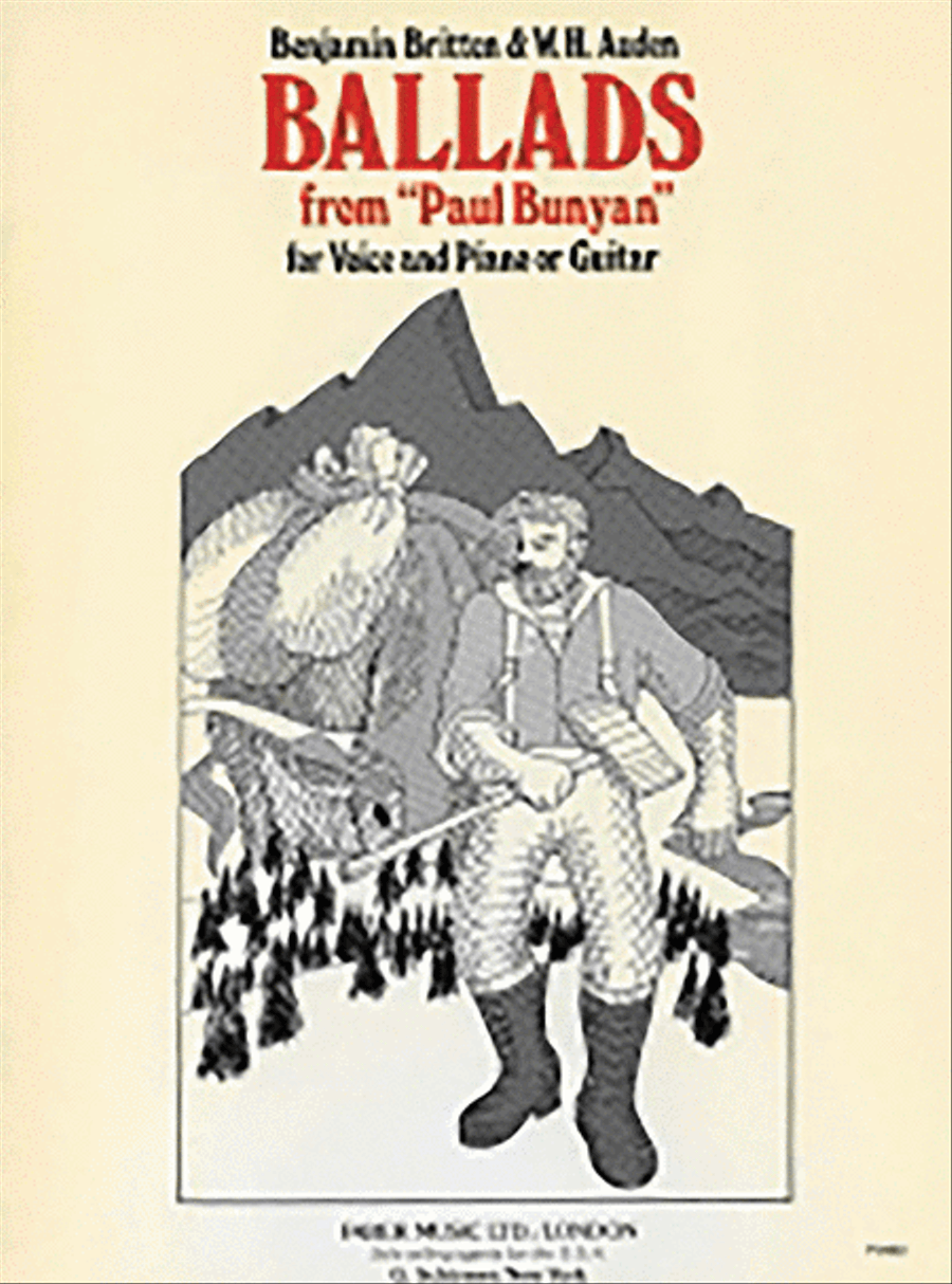 Ballads from Paul Bunyan Voice scores gallery preview page 1