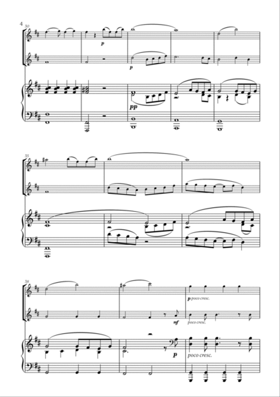 Mary, Did You Know? Woodwind Duet scores gallery preview page 4