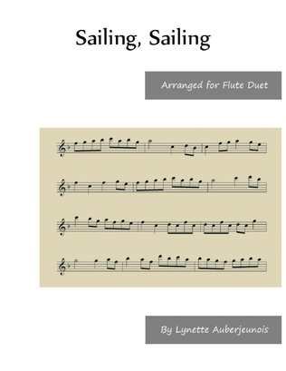 Book cover for Sailing, Sailing - Flute Duet