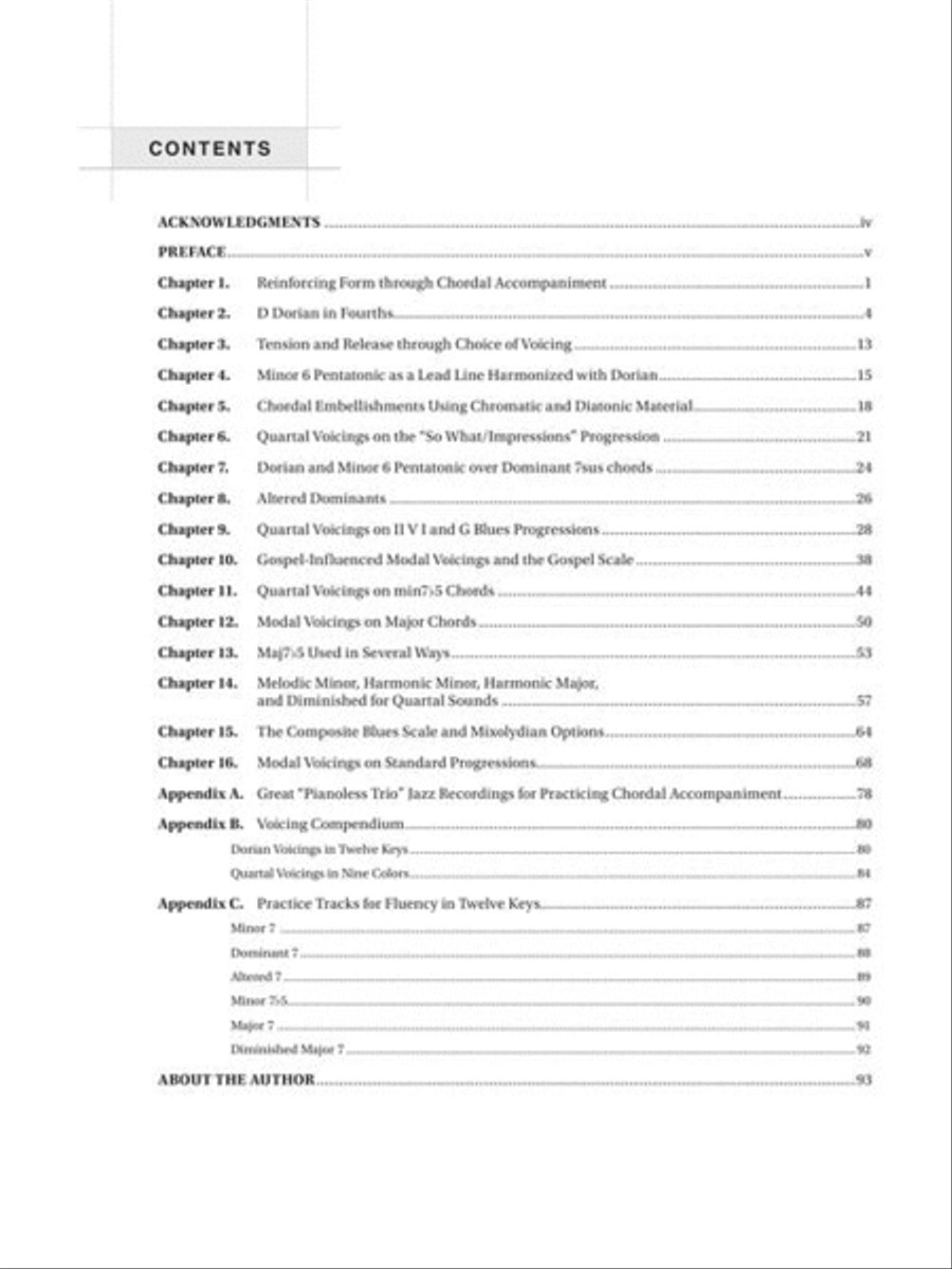 Modal Voicings for Guitar Electric Guitar scores gallery preview page 3