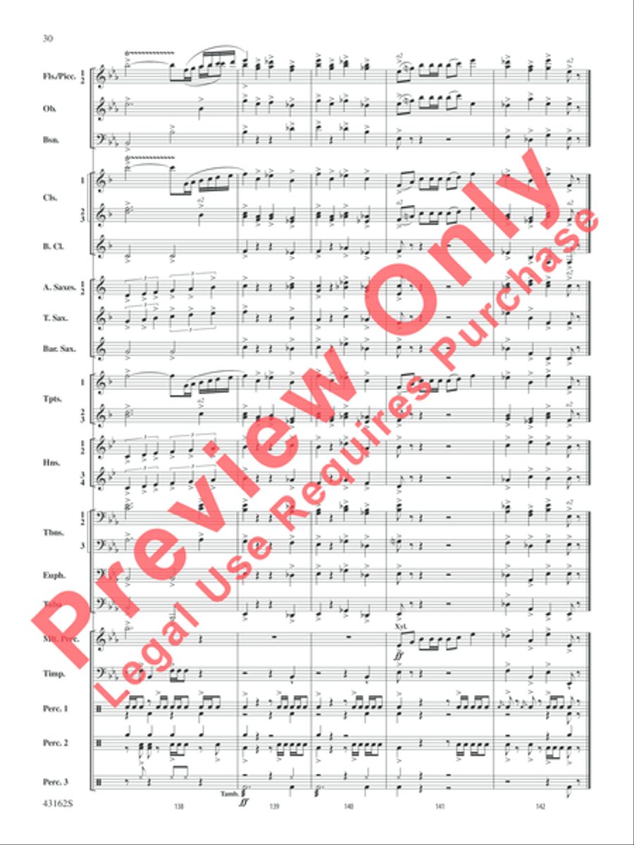 Appalachian Dreams Concert Band scores gallery preview page 31