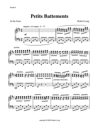 Ballet Piano Sheet Music: Petits Battements from Etudes II