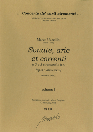 Sonate, arie et correnti op.3 (Venezia, 1642)