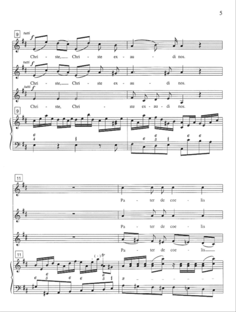 Kyrie from Litanie della Madonna SSA scores gallery preview page 4
