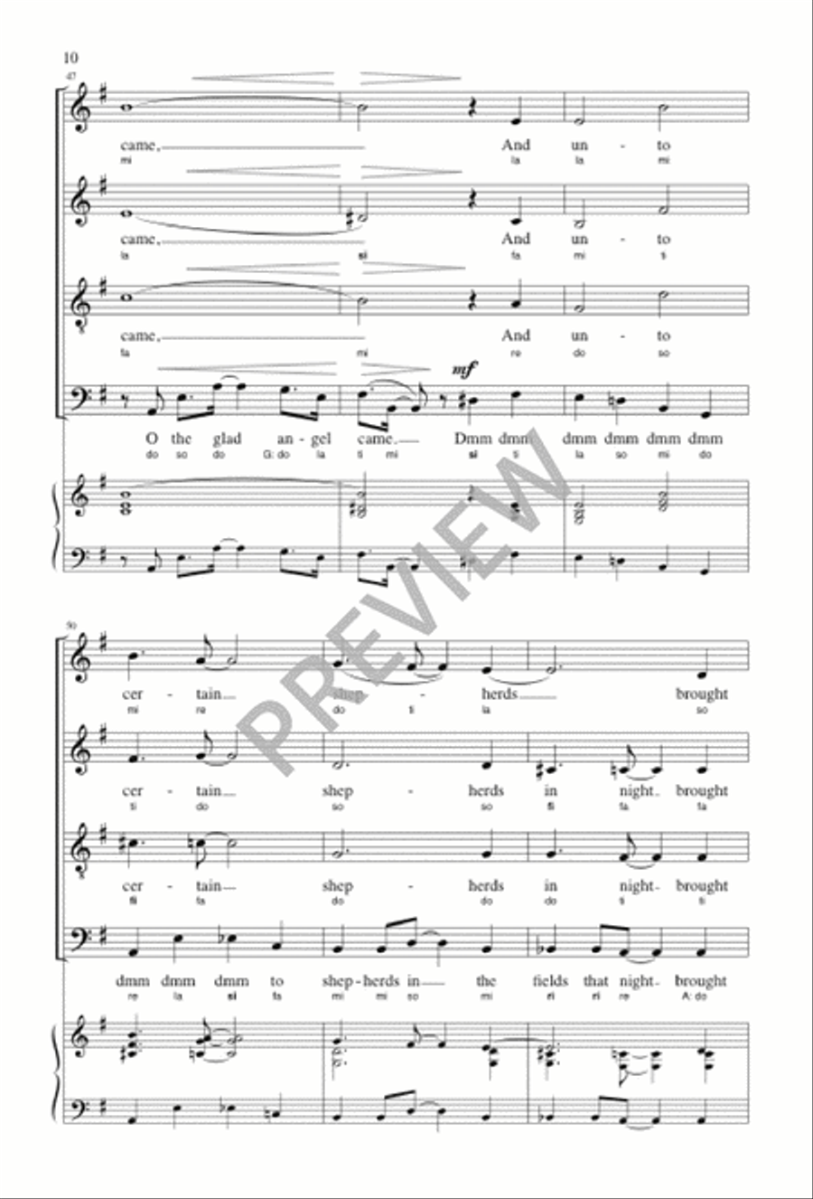 God Rest Ye Merry, Gentlemen 4-Part scores gallery preview page 10
