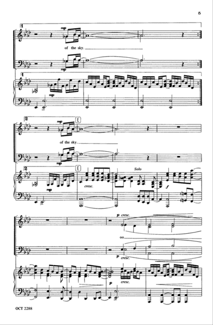 Corner of the Sky (from Pippin) Choir scores gallery preview page 4