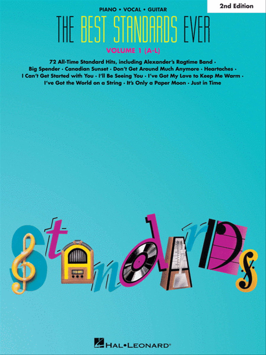 The Best Standards Ever Volume 1 (A-L) - 2nd Edition Piano, Vocal, Guitar scores gallery preview page 1