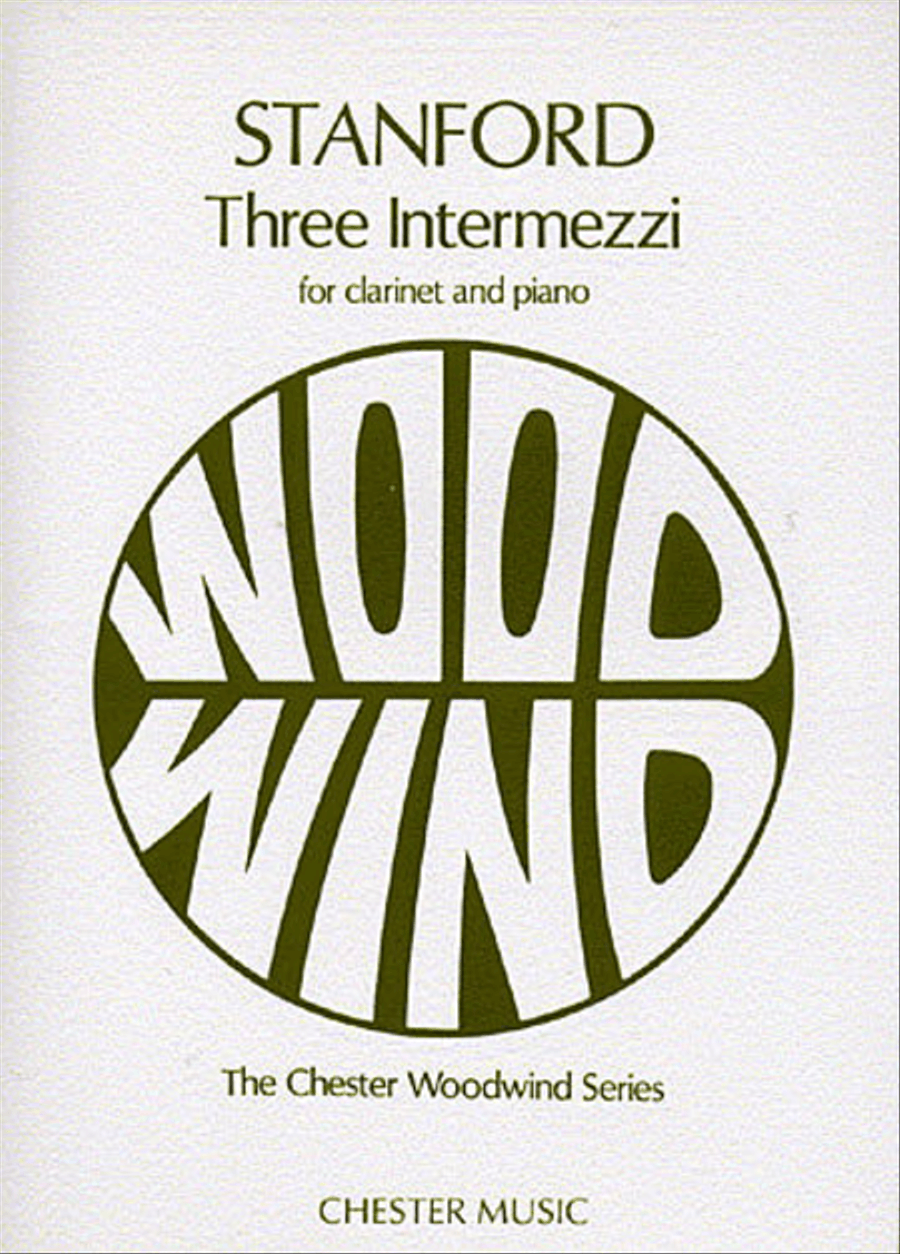 3 Intermezzi Clarinet Solo scores gallery preview page 1