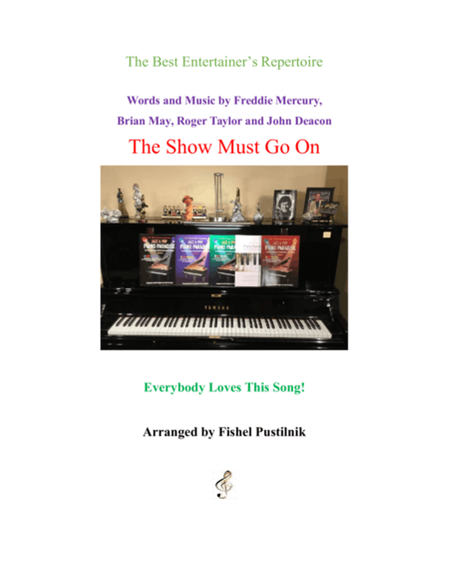 The Show Must Go On Piano, Vocal, Guitar scores gallery preview page 1