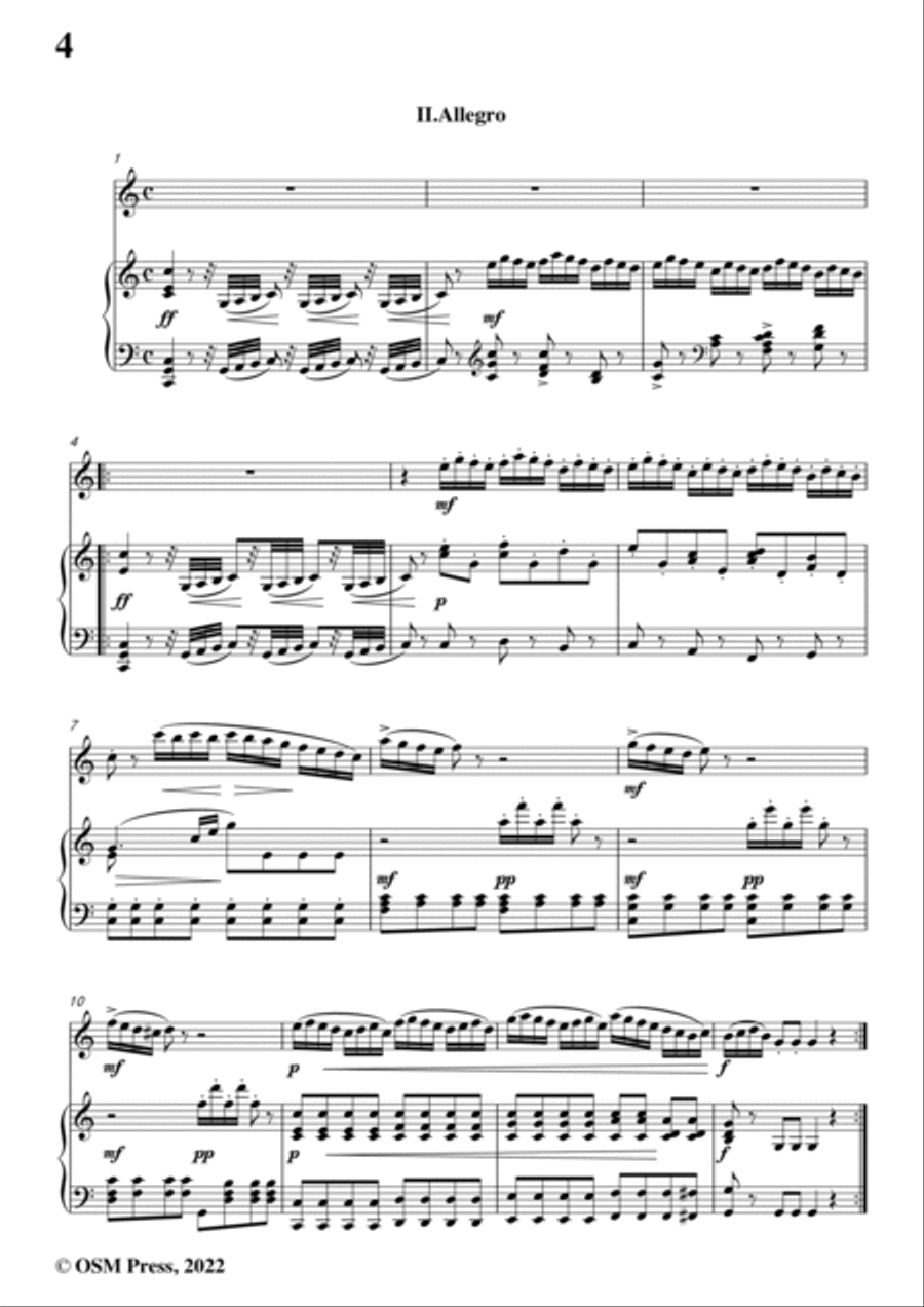 Cimarosa-Concerto,in c minor,for Oboe and Piano Piano scores gallery preview page 6