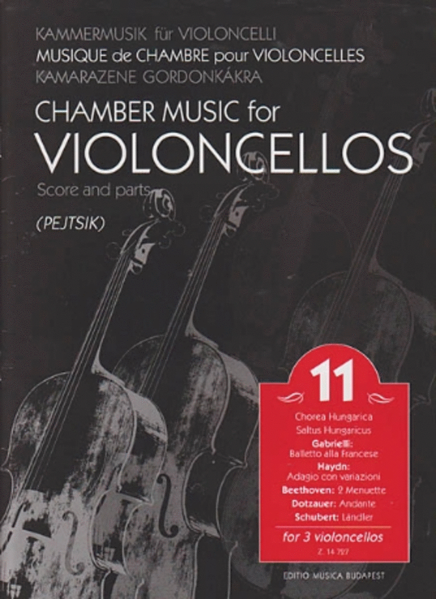 Chamber Music for Violoncellos, Vol. 11 Cello scores gallery preview page 1