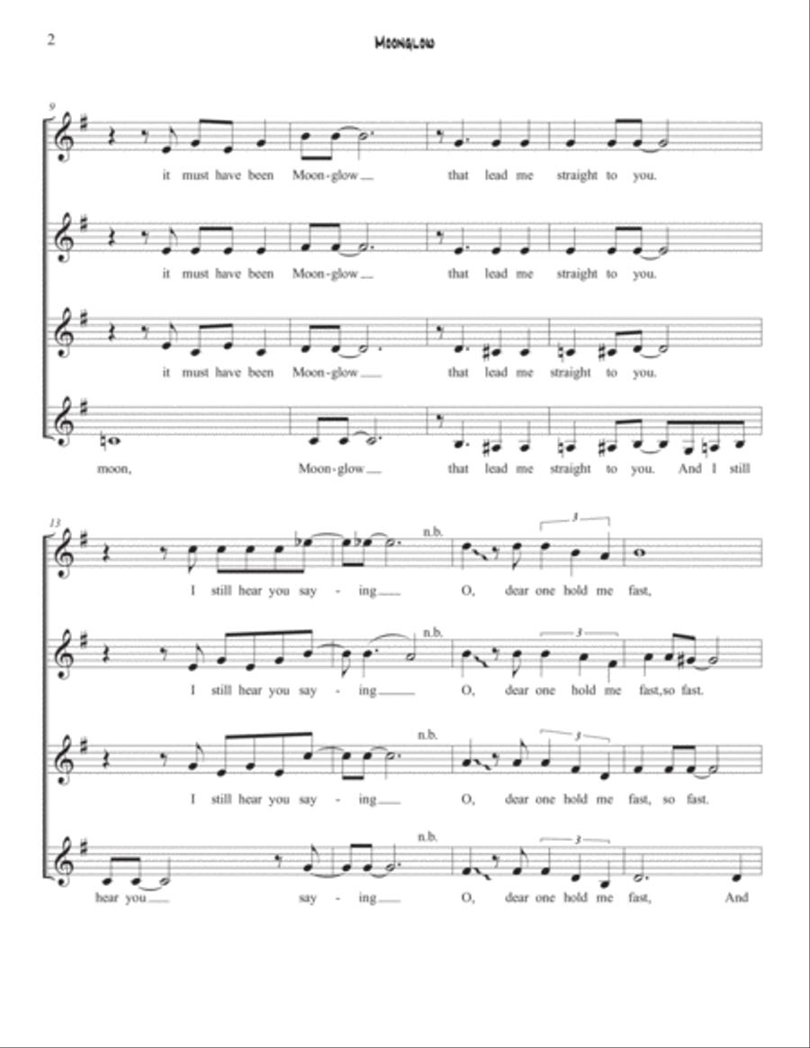 Moonglow Moonglow SSAA scores gallery preview page 2