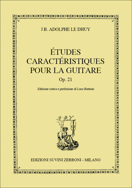 Études caractéristiques pour la guitare Op. 21