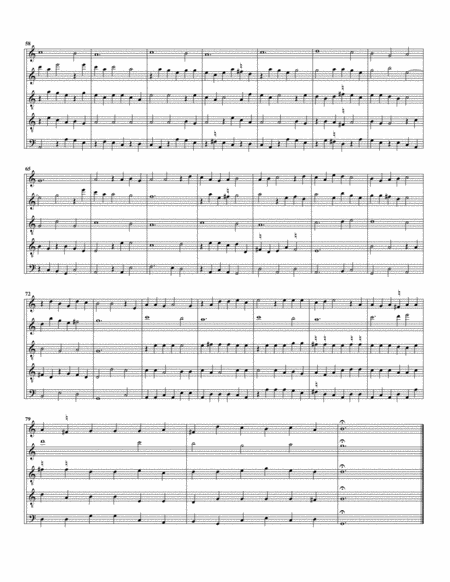 Browning my dear (arrangement for recorders)