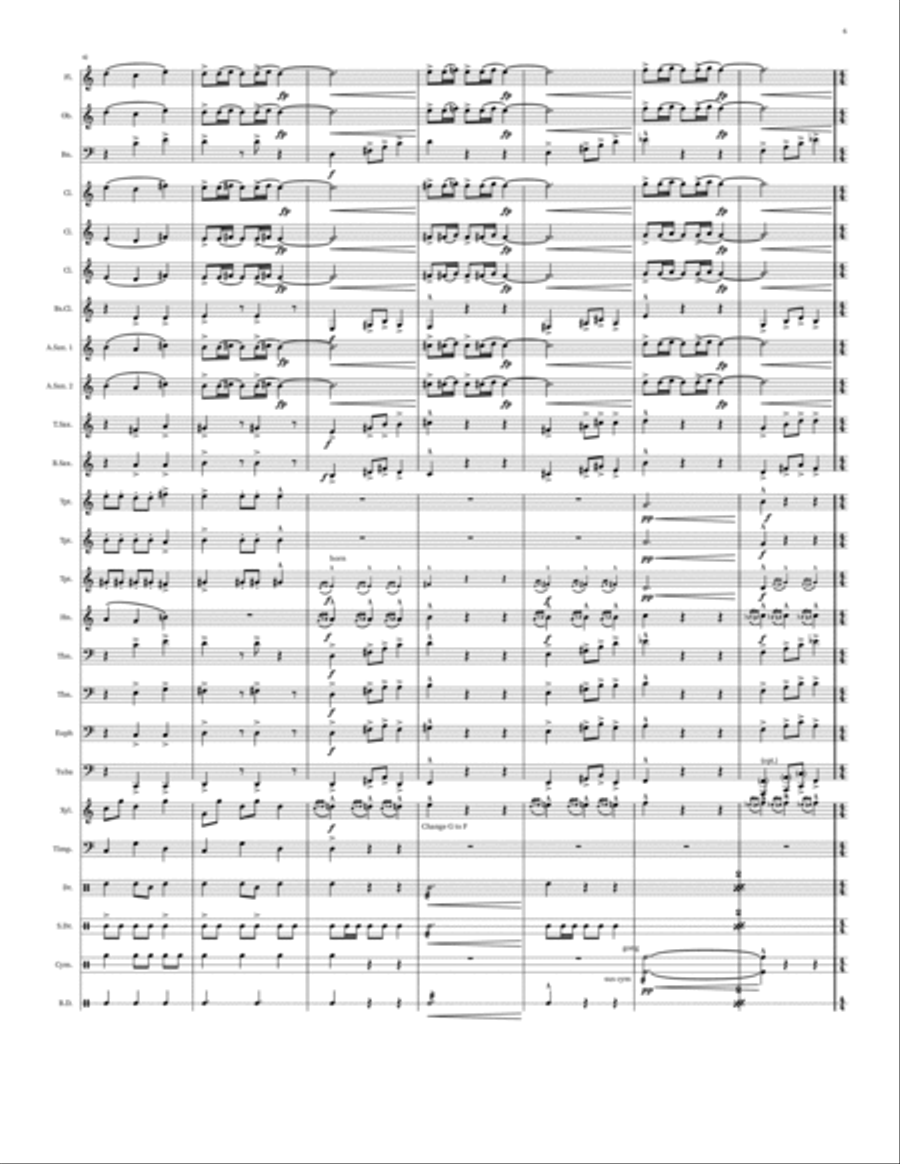 Bandapalooza Now! Concert Band scores gallery preview page 6