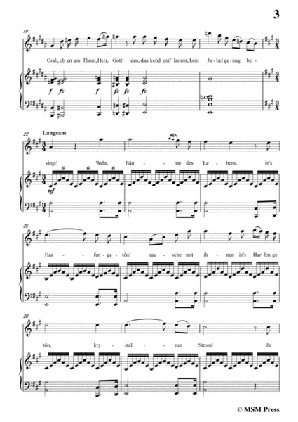 Schubert-Geistliche Lieder,in B Major,for Voice&Piano image number null