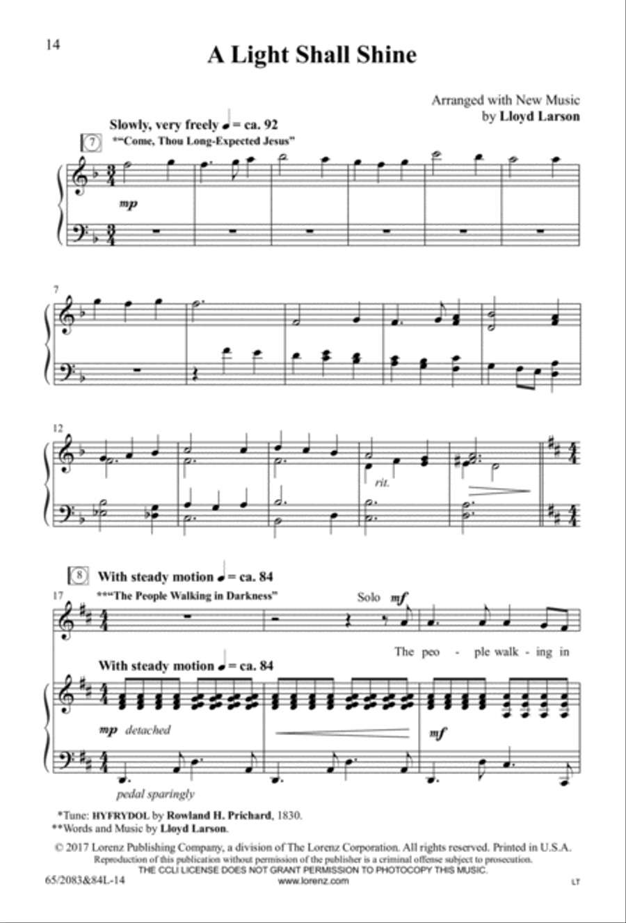Sing Joy to All the World! - SATB Score with Performance CD 4-Part scores gallery preview page 5