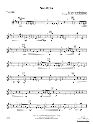 Sonatina: 2nd Violin