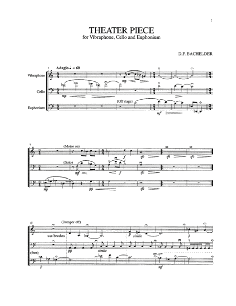 Theater Piece Theater Piece Euphonium scores gallery preview page 2