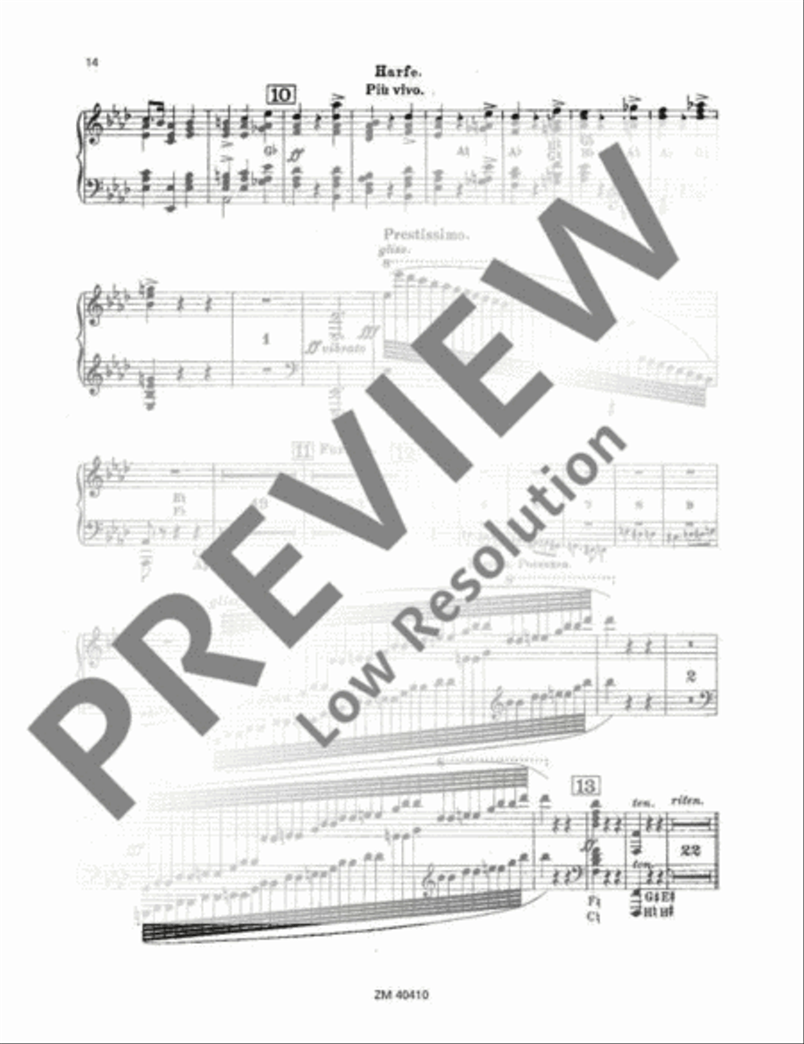 Vineta Harp scores gallery preview page 15