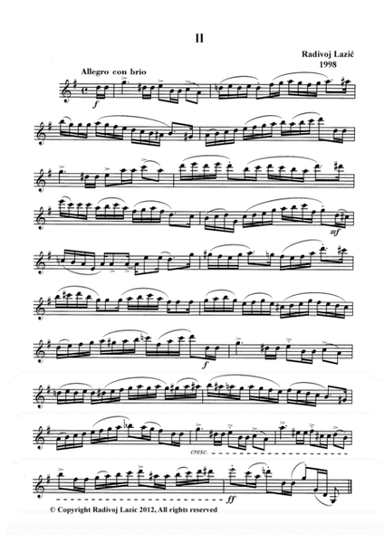Three Caprices for Solo Clarinet image number null