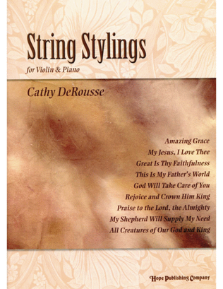 Book cover for String Stylings (For Violin and Piano)-Digital Download