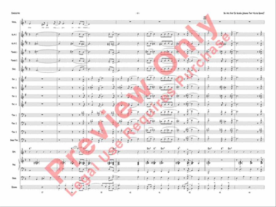 Bei Mir Bist Du Schon (Means That You're Grand) Jazz Ensemble scores gallery preview page 7