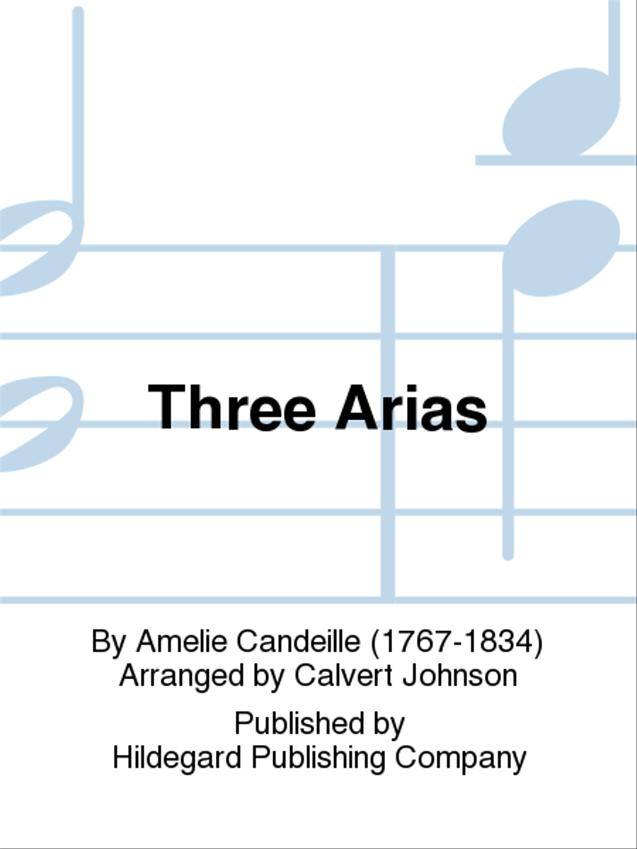 Three Arias Three Arias Chamber Music scores gallery preview page 1
