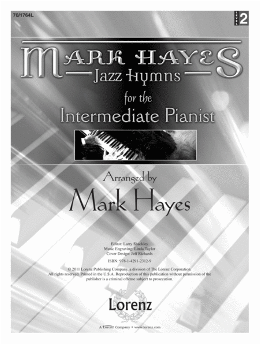 Mark Hayes: Jazz Hymns for the Intermediate Pianist Piano Solo scores gallery preview page 1