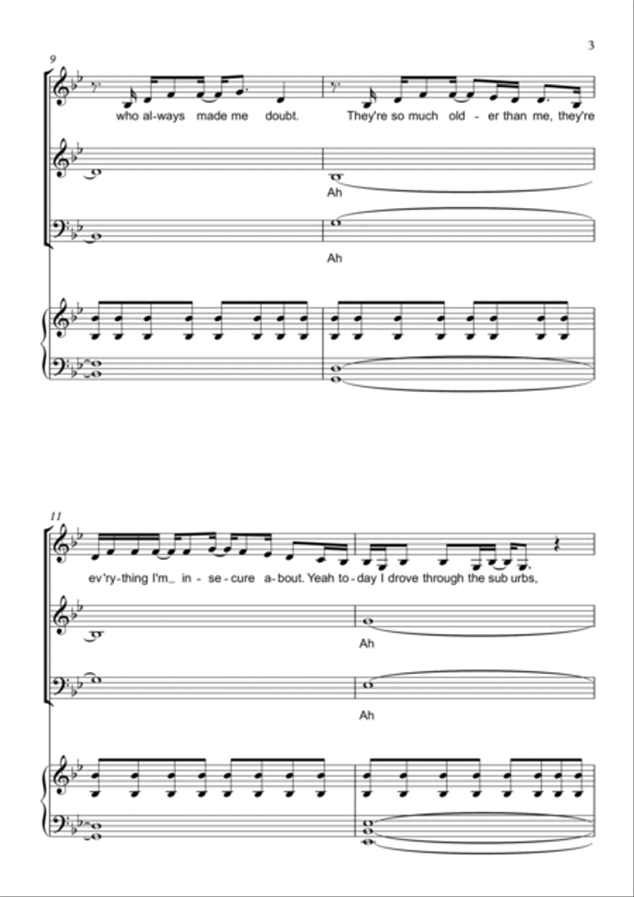 Drivers License Drivers License 3-Part scores gallery preview page 3