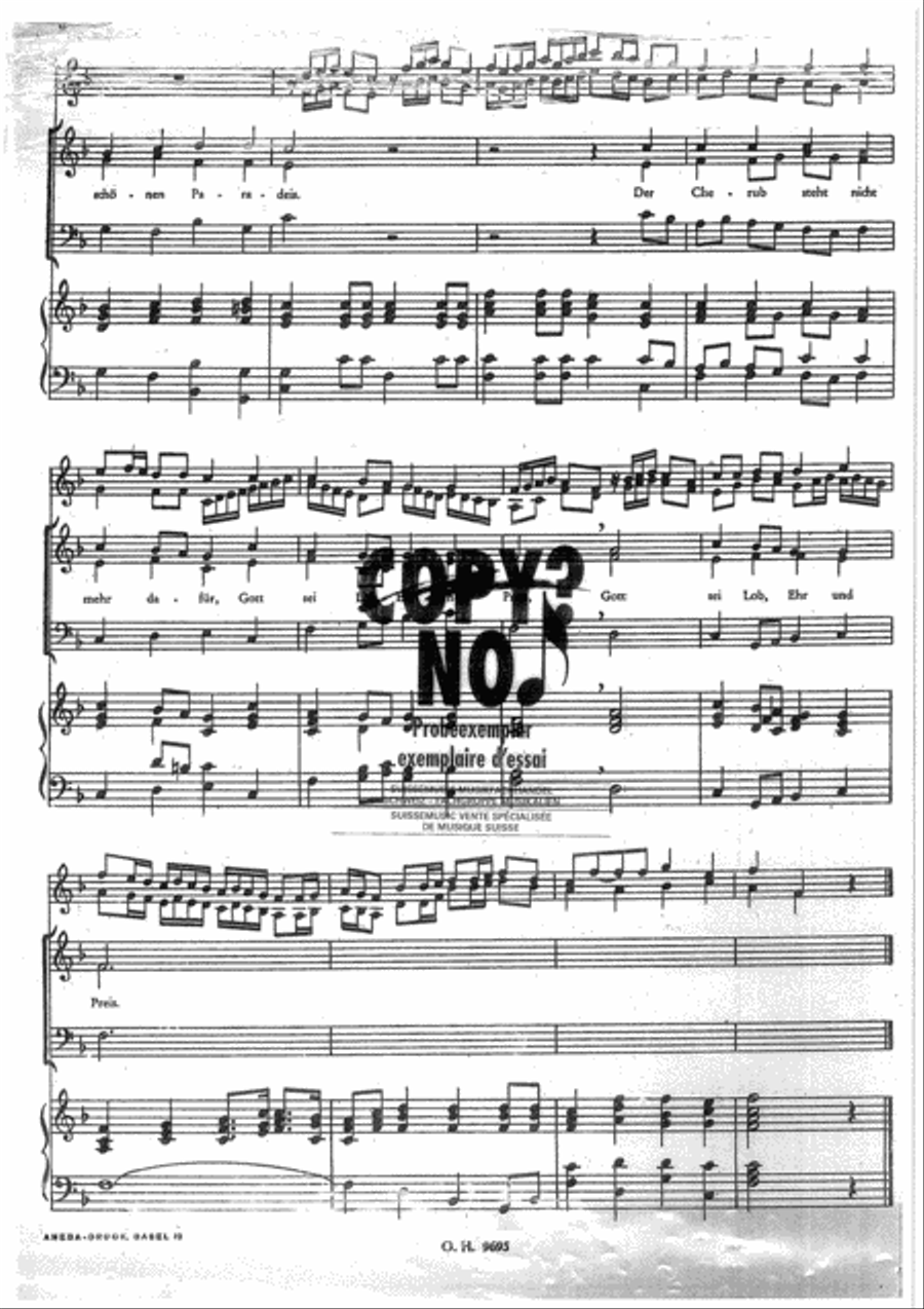 Weihnachtskantate Chorpartitur Choir scores gallery preview page 8