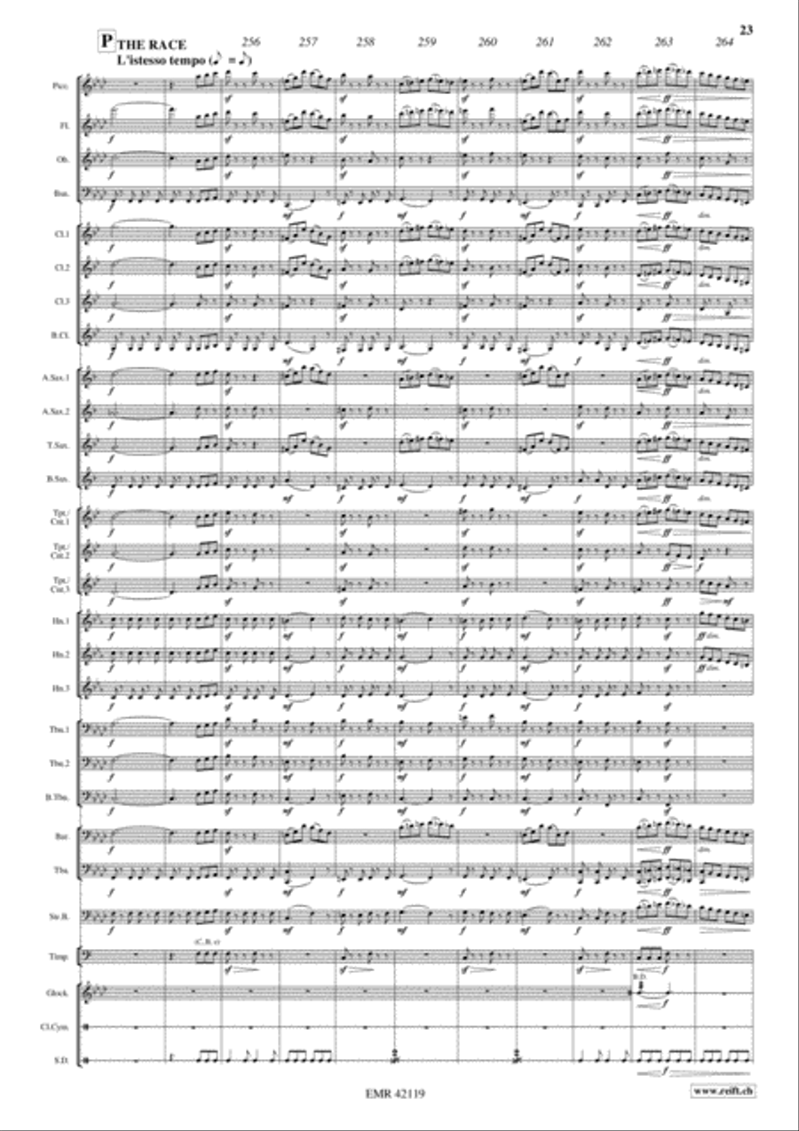 Back To Gaya Concert Band scores gallery preview page 9