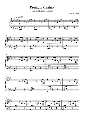 Peludio c minor (Preludio en do menor)