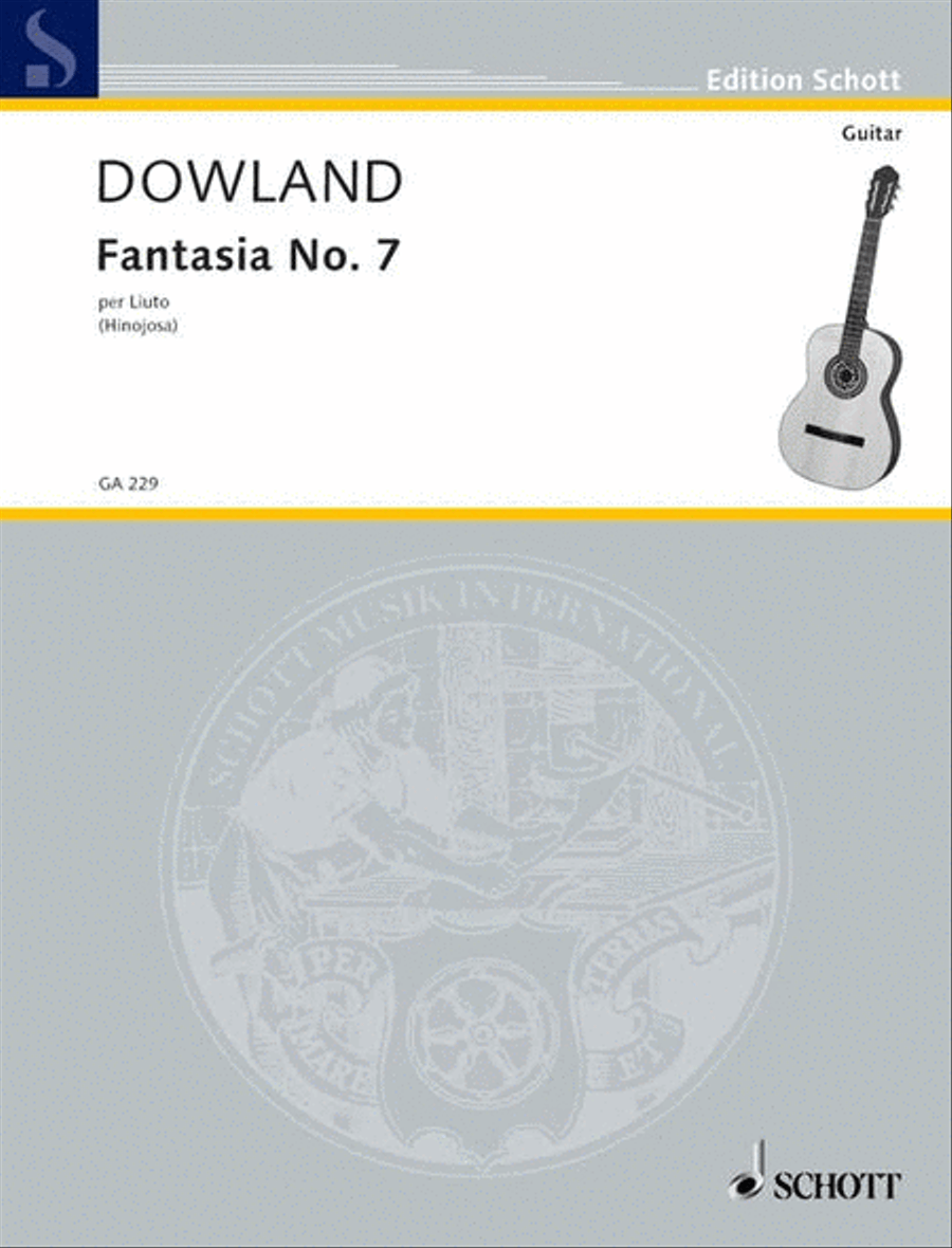 Fantasia No. 7 Classical Guitar scores gallery preview page 1